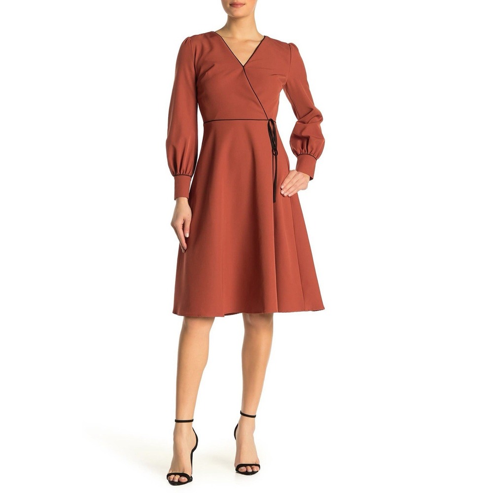 New Without Tags‎ Alexia Admor | Faux Wrap Long Sleeve Size 8